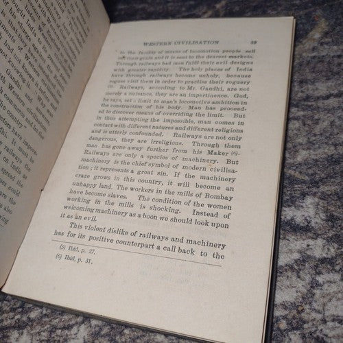 The Political Philosophy of Mr. Gandhi by M. Ruthnaswamy -1922 1st Publication
