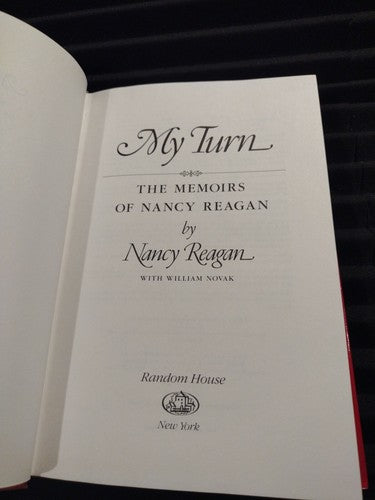 My Turn : The Memoirs of Nancy Reagan by William Novak and Nancy Reagan (1989