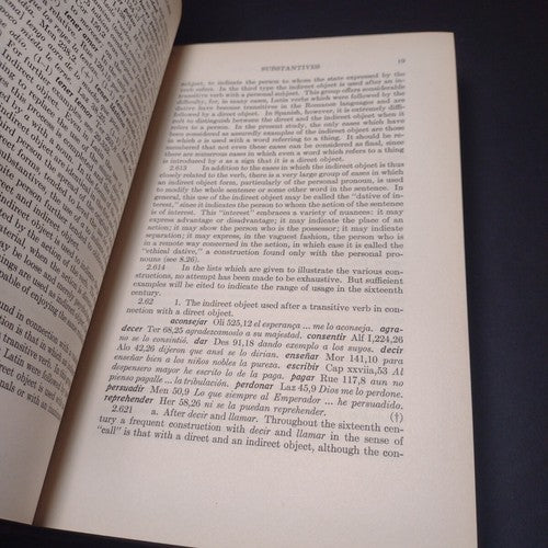 The Syntax of Castilian Prose by Hayward Keniston -Hardcover -1937