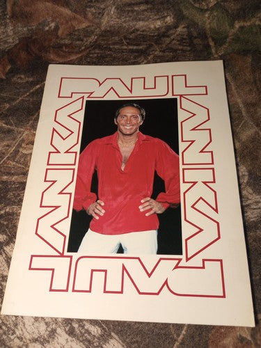 PAUL ANKA souvenir program 1978 concert book "My Way" scarce collectible