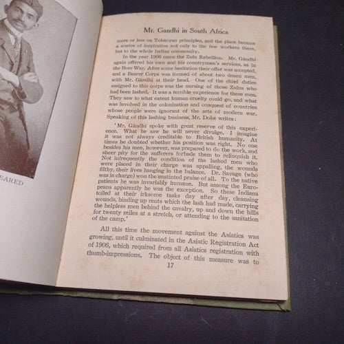 Mahatma Gandhi: An Essay In Appreciation by R. M. Gray -Hardcover -4th Imp -1931