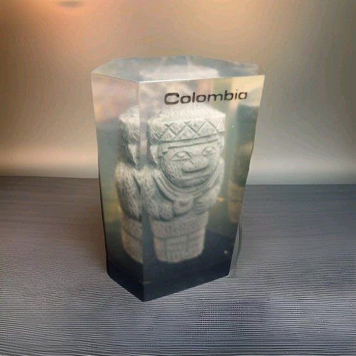 Columbian Figure In Resin