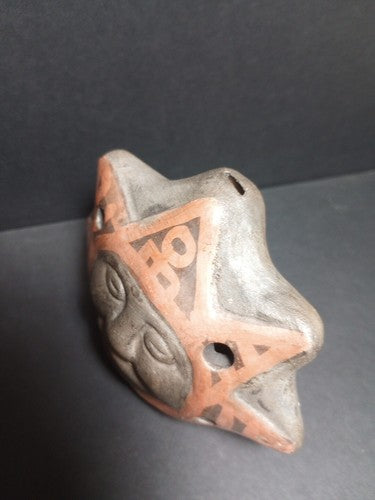 Taller Amerindio Clay Ocarina, Signed By Artist, Crafted In Chile