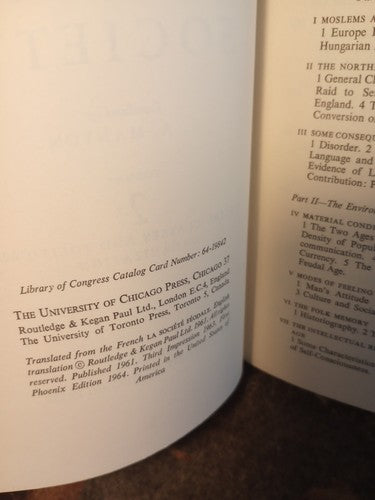 Feudal Society, Volume 2: Social Classes and Political Organization anthropology