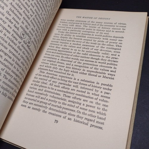 The Irony of American History by Reinhold Neibuhr -1952 -Hardcover -US HISTORY