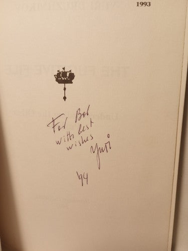The Fugitive File By Yuri Kruzhnikov Signed 1993