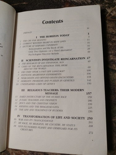 REINCARNATION: A New Horizon in Science by Sylvia Cranston -1984 -1st Ed -HCwDJ.