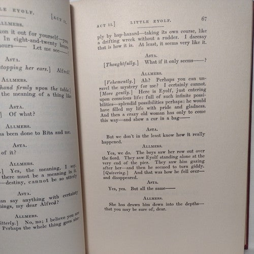 The Collected Works Of Henrik Ibsen 1911 Volume 11 HC no DJ