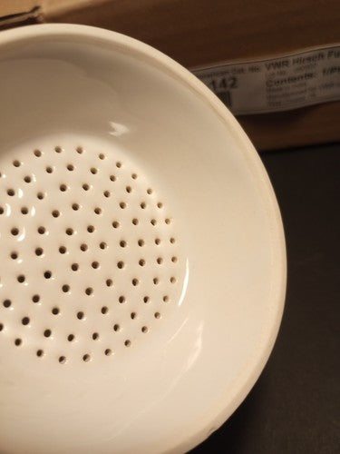 Hirsch Ceramic Funnel 78mm 89038-142 New in Box vwr