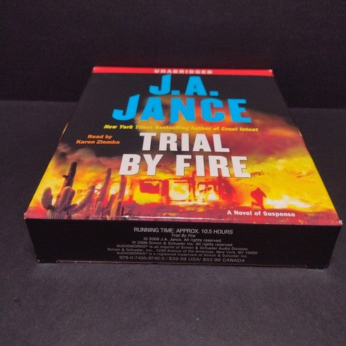 Trial by Fire by J. A. Jance 2009, Compact Disc Audiobook (9 Disks) English