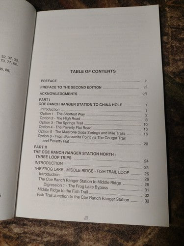 The Trails of Henry W. Coe State Park by Winslow Briggs -ExLibrary -2nd Edition