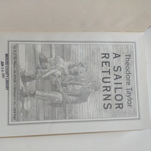 A Sailor Returns by Theodore Taylor (2001, Hardcover)