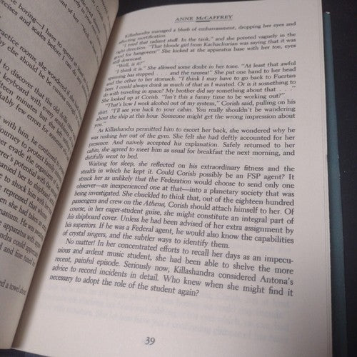 Killshandra by Anne McCaffrey -Hardcover -1985 -Book Club Edition -Science Fic.