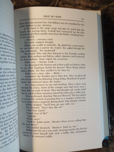 Great Sky River by Gregory Benford (1987, HC) First Edition SIGNED Authors Copy
