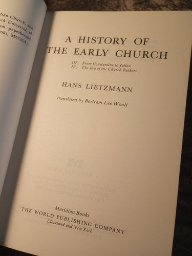 A History of the Early Church  by Hans Leitzmann PB 1961 Vol 3/4
