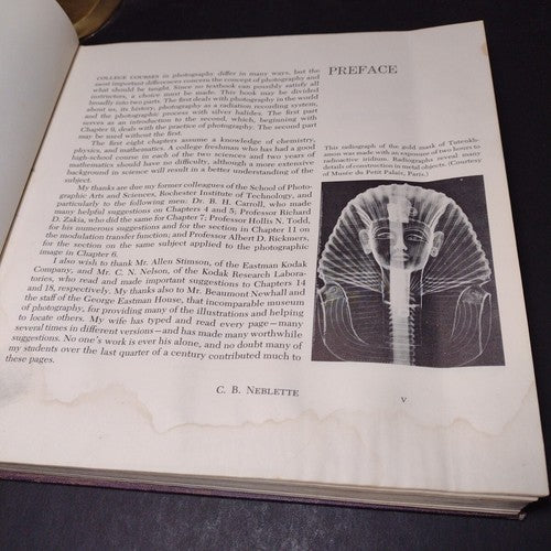 Fundamentals of Photography by C. B. Neblette -Hardcover -1978 -Vintage