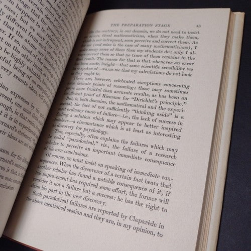 The Psychology of Invention In The Mathematical Field by Jacques Hadamard -1945