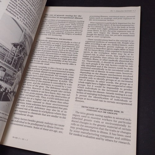 The Role of Genetic Testing in the Prevention of Occupational Disease, 1983 PB