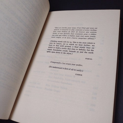 The Tower and the Abyss By Erich Kahler -1st Hardcover Edition -Braziller -1957