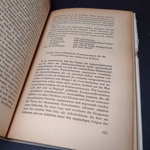 Werner Rings Die Entzauberung Der Politik -1947 -Hardcover -German Politics