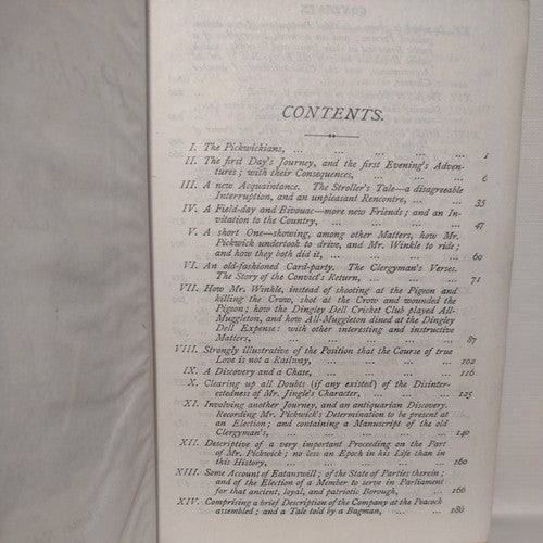 The Posthumous Papers Of The Pickwick Club By Charles Dickens -Undated -HC no DJ