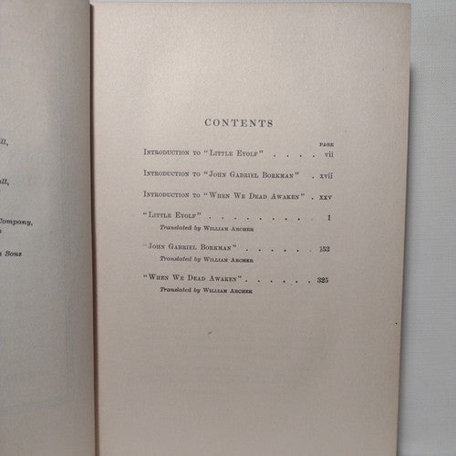 The Collected Works Of Henrik Ibsen 1911 Volume 11 HC no DJ