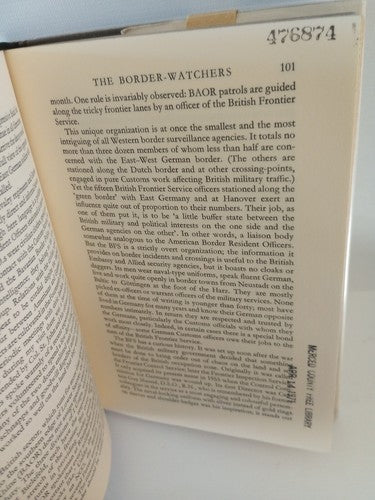 UGLY FRONTIER By David Shears -Hardcover First American Edition -1970