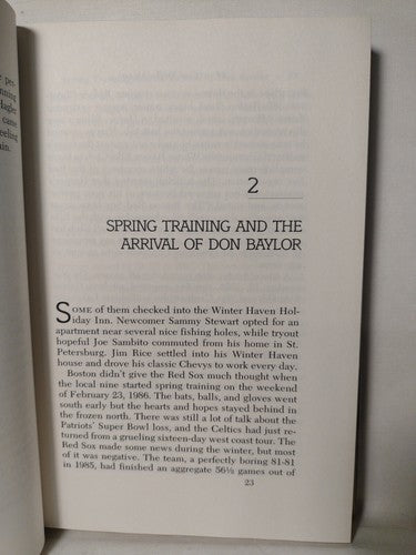 One Strike Away: The story of the 1986 Red Sox by Dan Shaughnessy -HCwDJ -1987