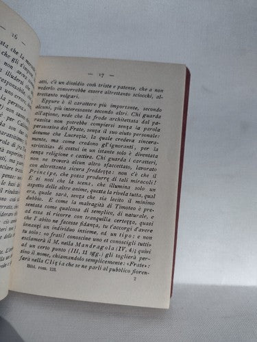 Bibliotheca Romanica 123: Mandragola Por Machiavelli -Undated -Hardcover -Italia