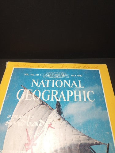 NATIONAL GEOGRAPHIC MAGAZINE  Signed JULY 1982  SINBAD  PERU   MAYA