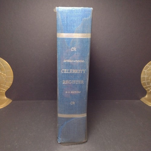 International Celebrity Register U.S. Edition -1959 First Edition Hardcover