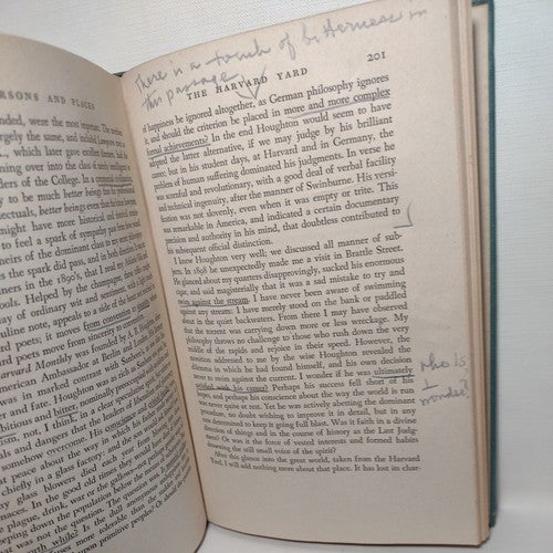 PERSONS AND PLACES: The Background of My Life By George Santayana 1944 Hardcover