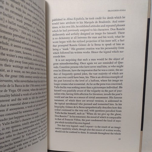 Valle-Inclan: Centennial Studies by Ricardo Gullon- 1968- 1st Ed- HC w/ DJ