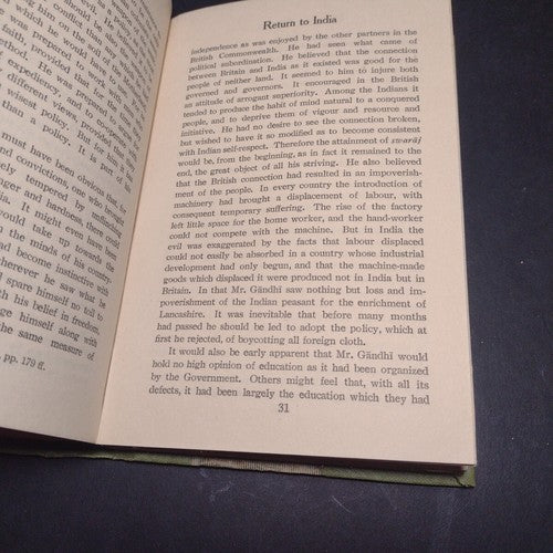 Mahatma Gandhi: An Essay In Appreciation by R. M. Gray -Hardcover -4th Imp -1931