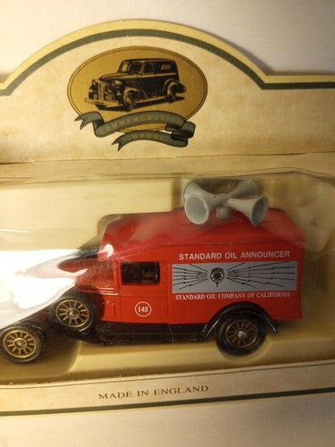 Vintage Standard Announcer Car, 1985 Lledo Days Gone DieCast England Chevron