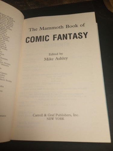 The Mammoth Book of Comic Fantasy (Mammoth Books) Ashley, Mike BCE HCDJ