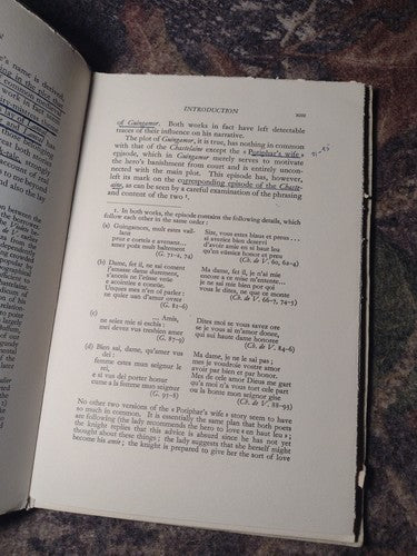 French Classics: La Chastelaine De Vergi edited by F. Whitehead -1961 Reprint