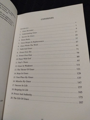 Grace : God's Favor to Succeed by Tom Barkey (2000, Trade Paperback) Christian
