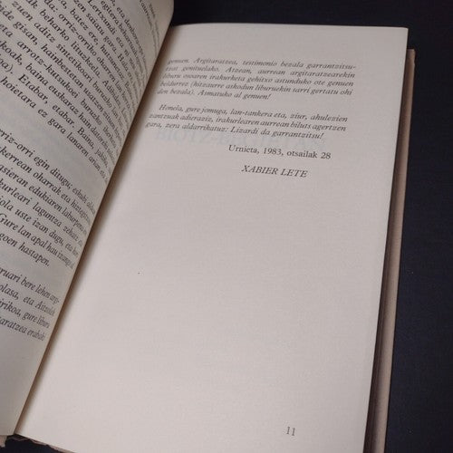 Olerkiak Xabier Lizardi, Xabier Lizardi -Hardcover -1983 -Basque Poetry