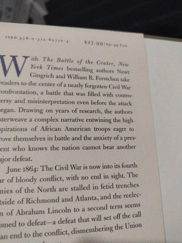 The Gettysburg Ser.: The Battle of the Crater by William R. Forstchen, Newt Gin…