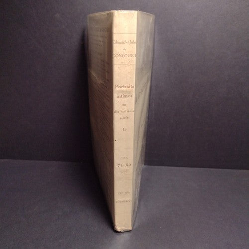 Portraits Intimes Du Dix-Huitieme Siecle II -1923 French Paperback -Definitive