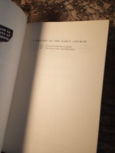 A History of the Early Church  by Hans Leitzmann PB 1961 Vol 3/4