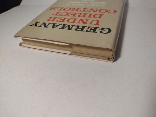 GERMANY UNDER DIRECT CONTROLS by Nicholas Balabkins -1964 -Hardcover -History