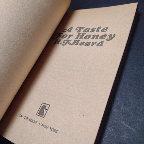 A Taste For Honey by H. F. Heard -Paperback -1967 -Lancer Reprint -Science Fict.