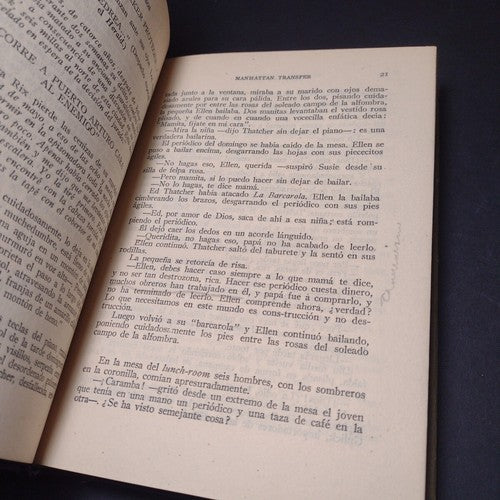 Manhattan Transfer by John Dos Passos -1960 -1st Spanish Edition -Hardcover