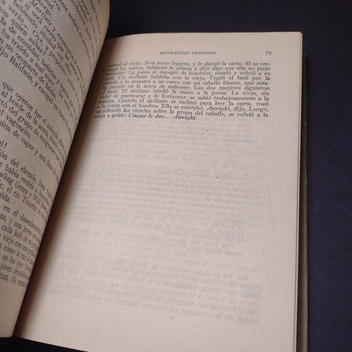 Manhattan Transfer by John Dos Passos -1960 -1st Spanish Edition -Hardcover