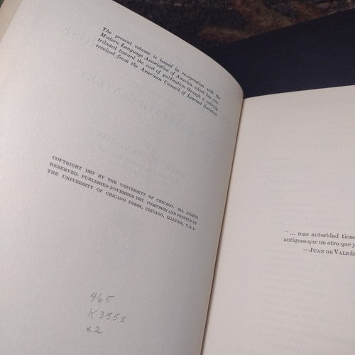 The Syntax of Castilian Prose by Hayward Keniston -Hardcover -1937