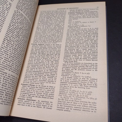 Dictionary of Philosophy by Dagobert Runes -1960 -Hardcover -Vintage Philosophy