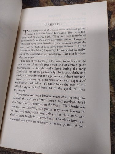 Founders of the Middle Ages by E. R. Rand -1957 -Paperback -New Dover Edition