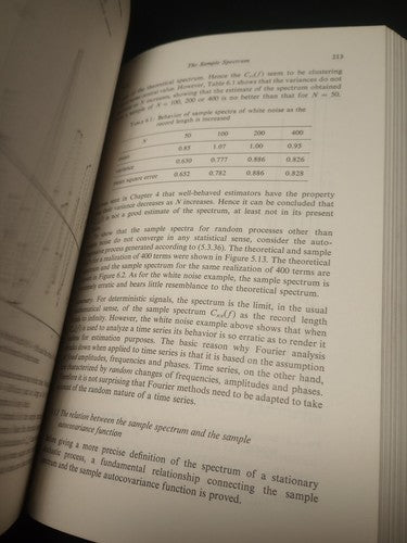 Spectral Analysis and Its Applications By Gwilym M. Jenkins -1969 Hardcover